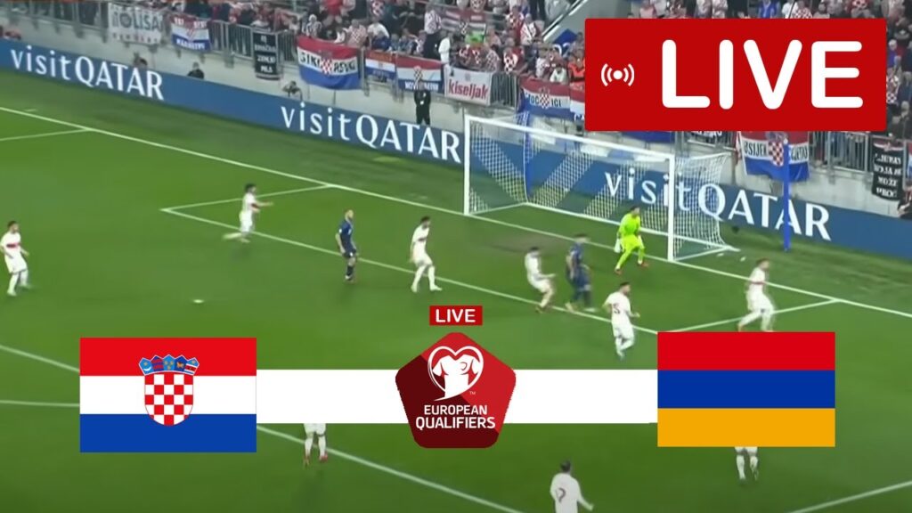 Croatia vs Armenia LIVE | UEFA Euro 2024 Qualifiers | Match LIVE Today!