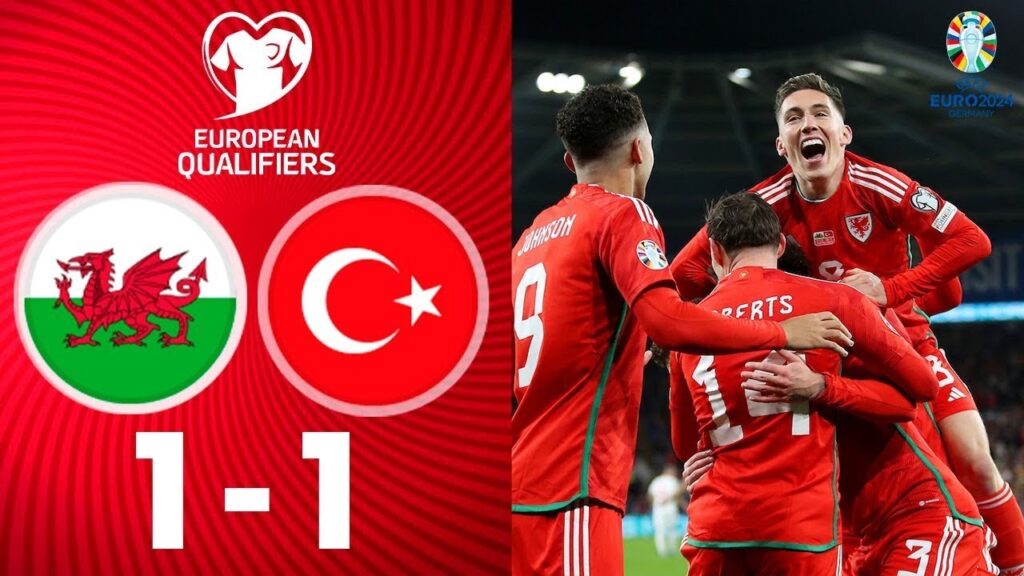 Wales vs Türkiye 1-1 Highlights | UEFA Euro 2024 Qualifiers