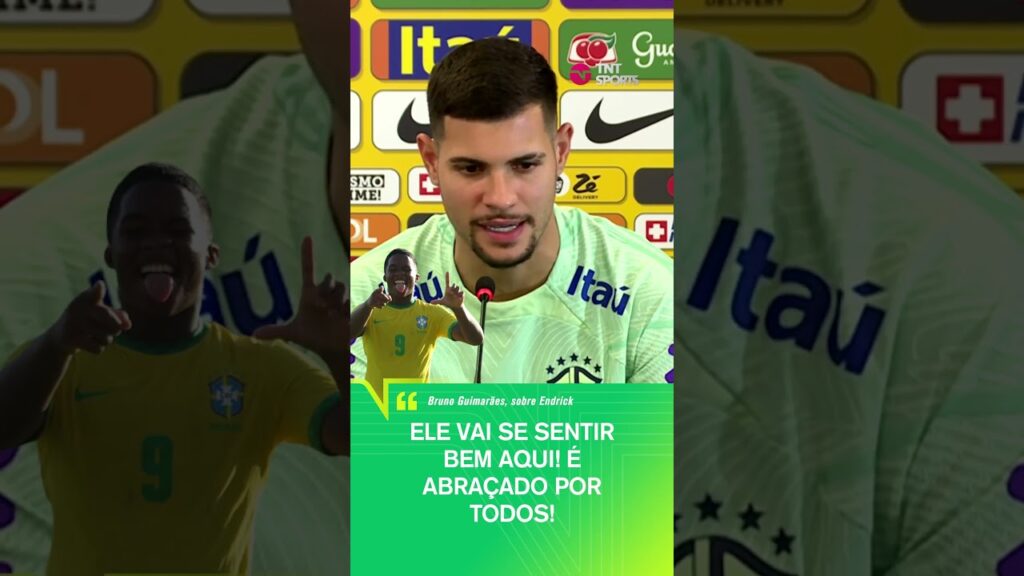 "ESTAMOS CHAMANDO ELE PARA TROCAR IDEIA!" OLHA O QUE O BRUNO GUIMARÃES FALOU SOBRE O ENDRICK!