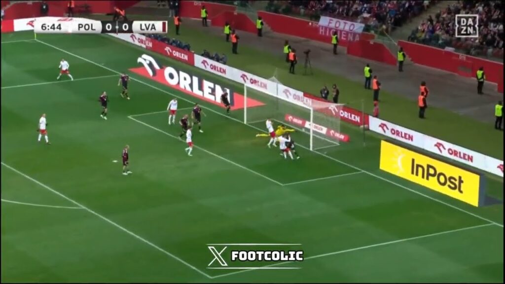 Przemysław Frankowski Bramka | Polska vs Łotwa 1-0 Rozszerzone skróty | Mecz Międzynarodowy