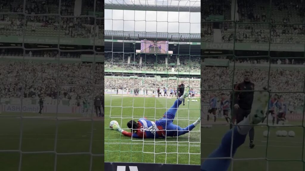 YANN SOMMER WARM UP BEFORE MATCH IN BREMEN ⛔🧤⛔  #packmas #SVWFCB
