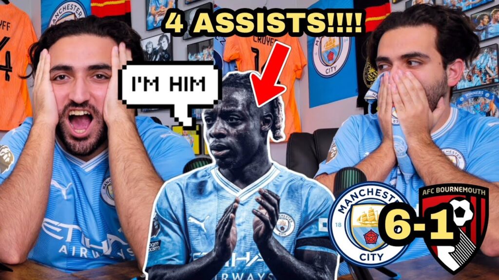 JÉRÉMY DOKU IS THAT GUY!!!! MANCHESTER CITY 6-1 BOURNEMOUTH | Match Reaction