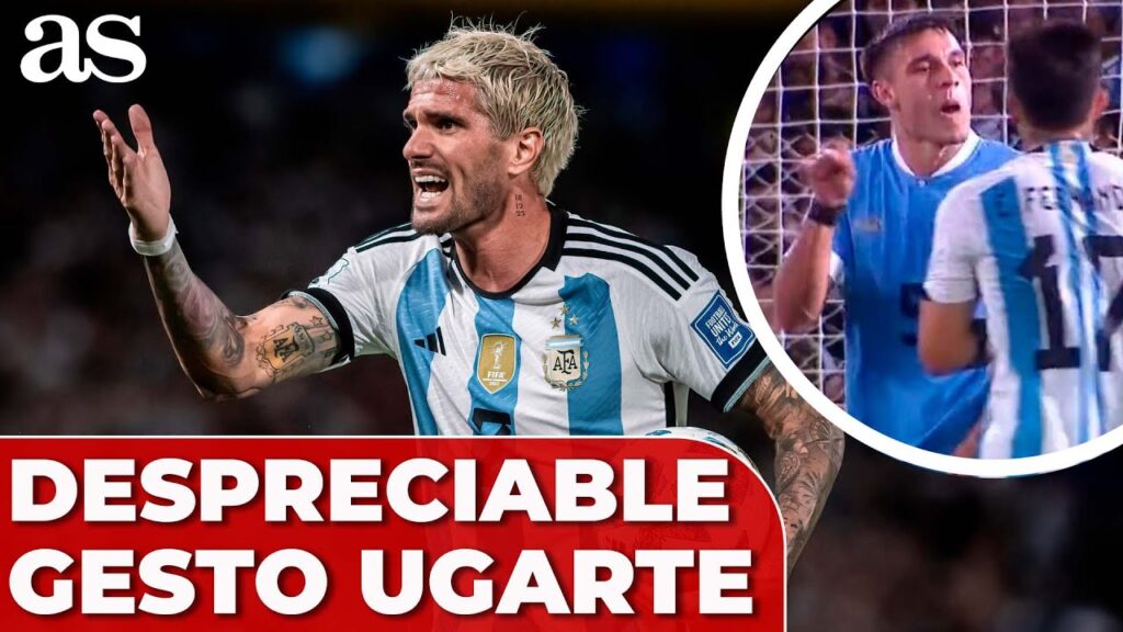 El despreciable GESTO de UGARTE a DE PAUL con MESSI de por medio