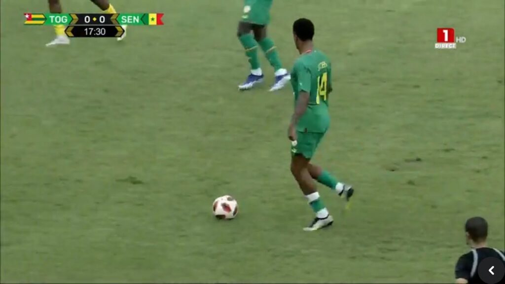 Regardez le magnifique geste technique de Ismail Jakobs face Togo