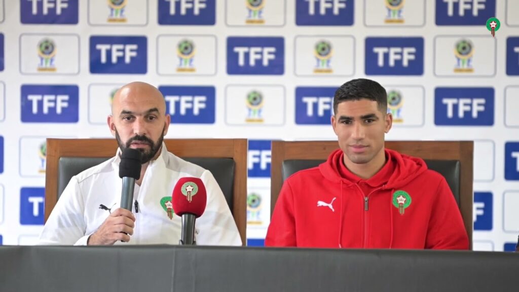 الندوة الصحافية للسيد وليد الركراكي قبل لقاء تنزانيا