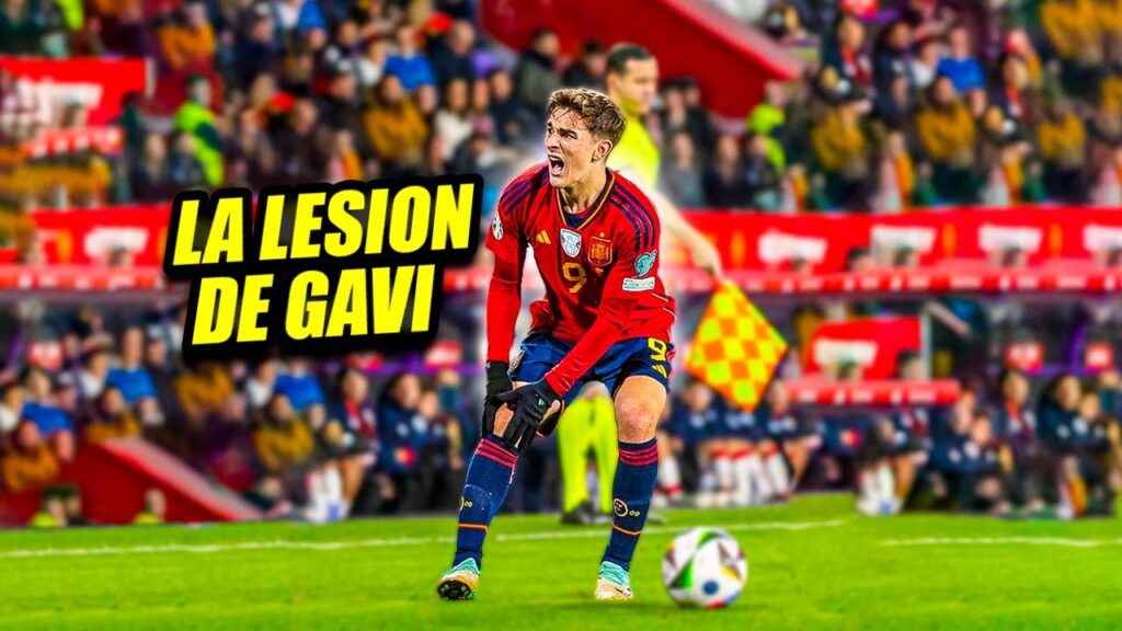 😮 ASI FUE la LESION de GAVI con ESPAÑA en las ELIMINATORIAS EUROPEAS