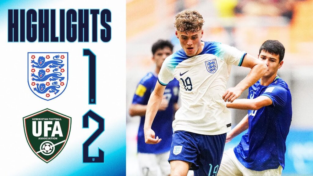 England U17 1-2 Uzbekistan U17 | Young Lions exit the FIFA U-17 World Cup | Highlights