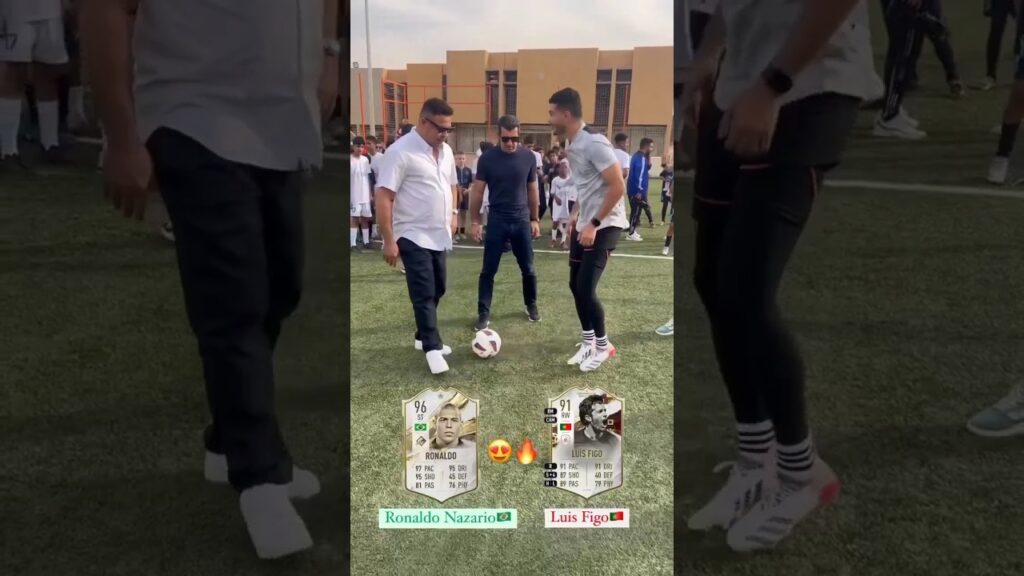 بشار عربي يقابل لويس فيجو و رونالدو الظاهرة