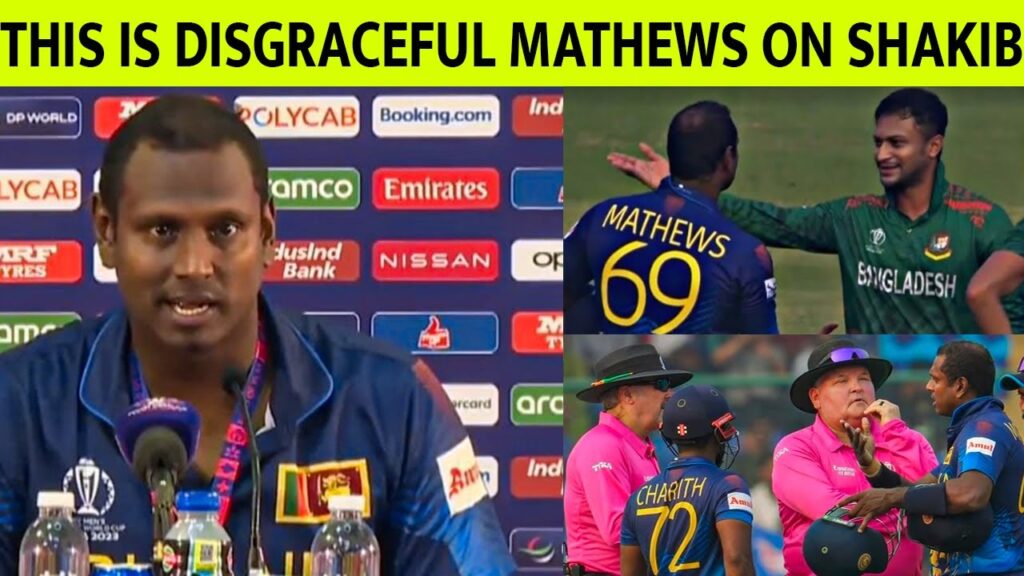 Angelo Mathews give shocking statement on Shakib Al Hasan for "TIMEOUT" Controversy