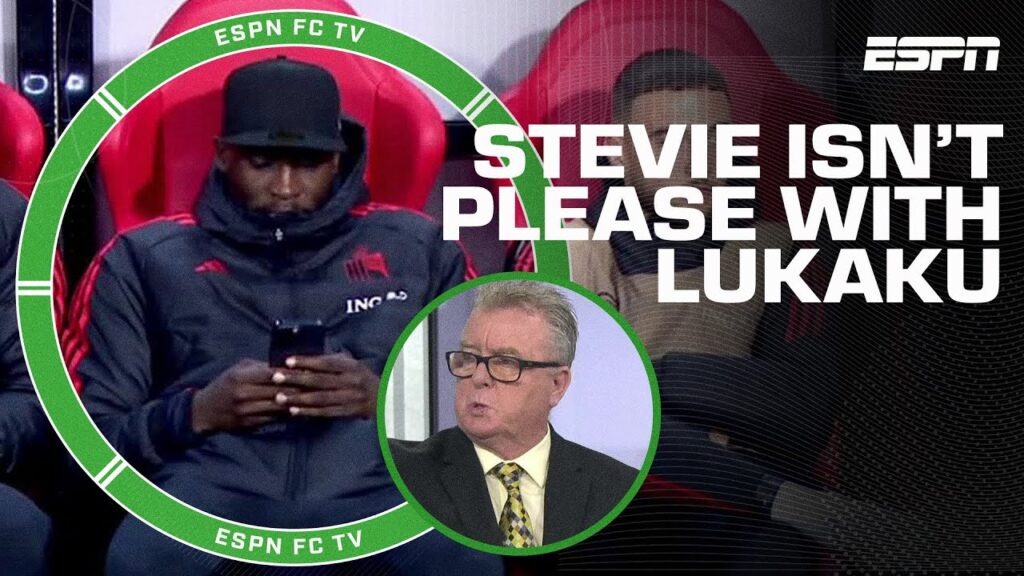Stevie takes issue with Lukaku on his phone: HOW MUCH MORE DISRESPECTFUL CAN YOU GET?