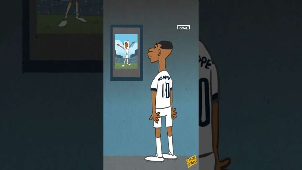 Jude Bellingham is living Kylian Mbappe's Real Madrid dream  #football #cartoon