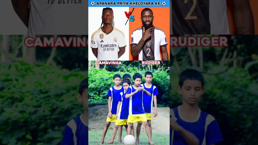 Rudiger vs Camavinga or bednarek .Josip utalo.Mepham.Fabian schar.vasquez. #shorts #football #viral