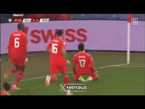 GoaL! | Switzerland 1-0 Kosovo | Ruben Vargas