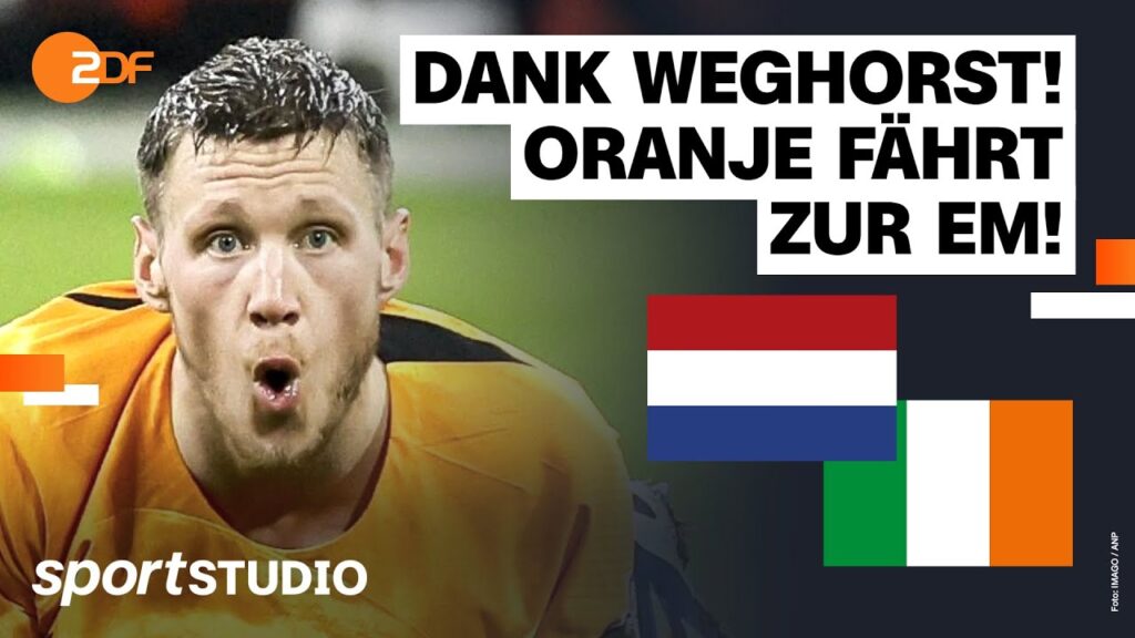 Niederlande – Irland Highlights | EM-Qualifikation Gruppe B | sportstudio
