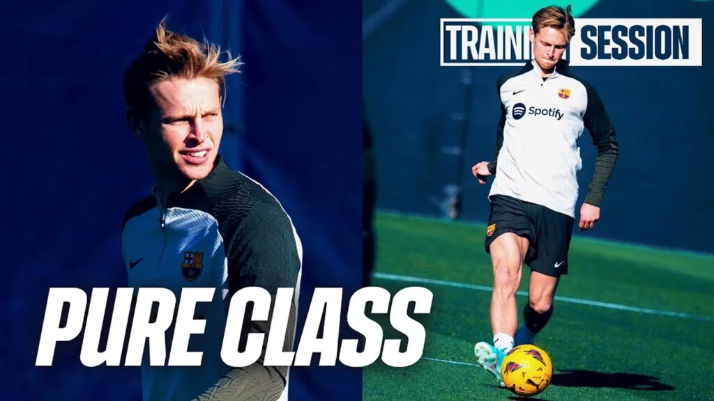 DE JONG's ELEGANCE in MIDFIELD... ⚽❤️ | FC Barcelona training