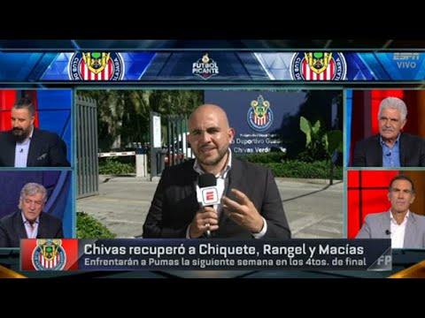 NUEVA INFORMACION DE CHIVAS Regresan Varios Jugadores, Alexis Vega Sera Titular Ante Pumas
