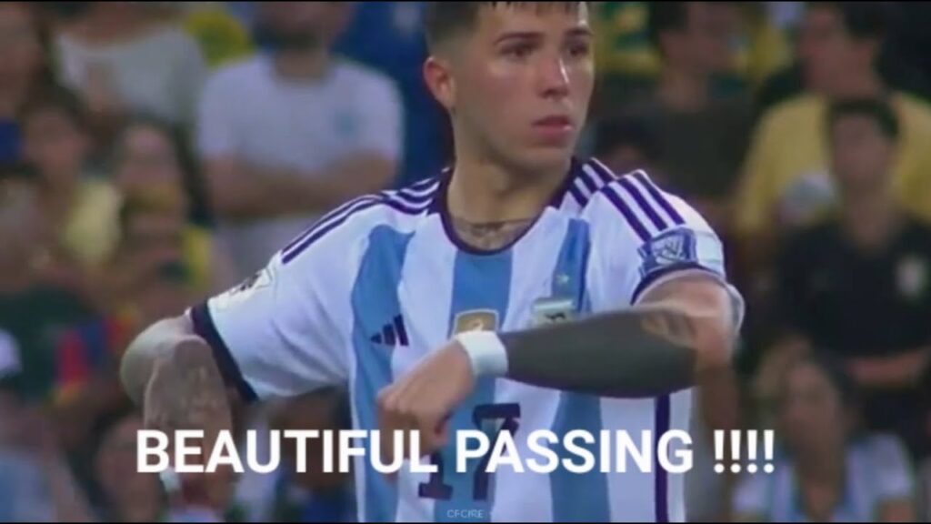 Enzo Fernandez highlights vs Brazil || Argentina vs brazil