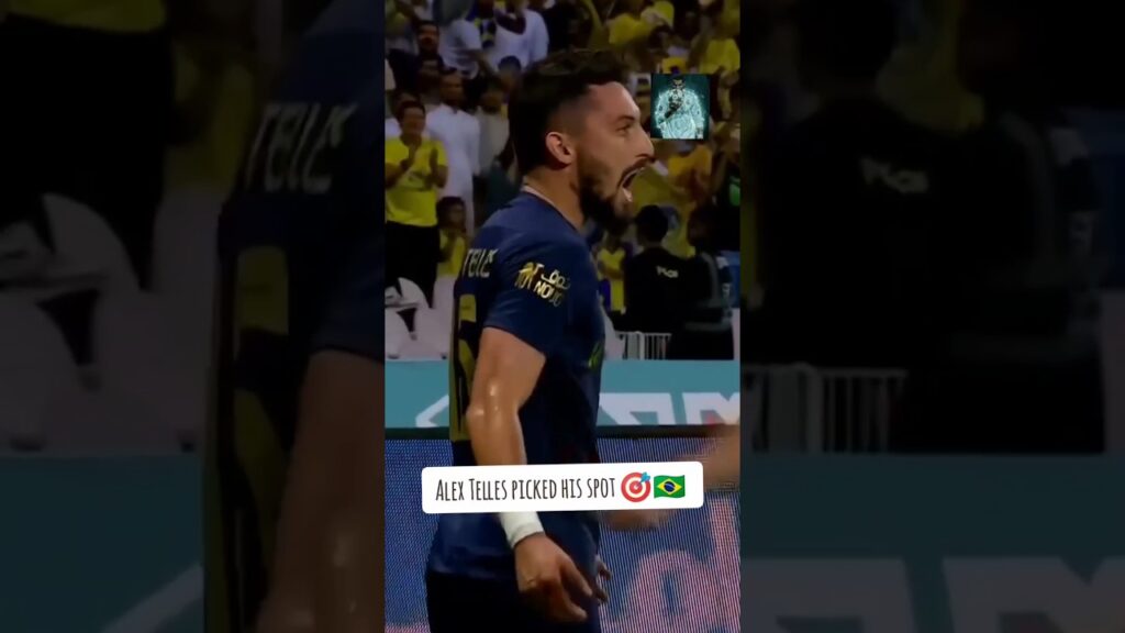 Alex Telles picked his spot 🎯🇧🇷
