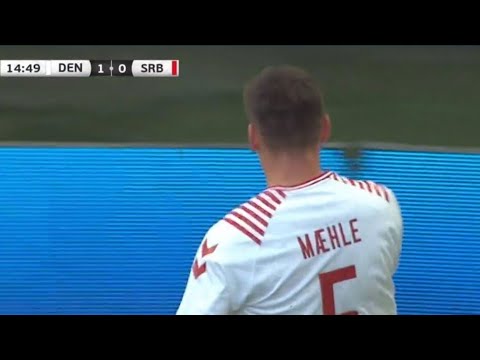 Joakim Mæhle Goal Vs Serbia | Denmark Vs Serbia | 1-0 |