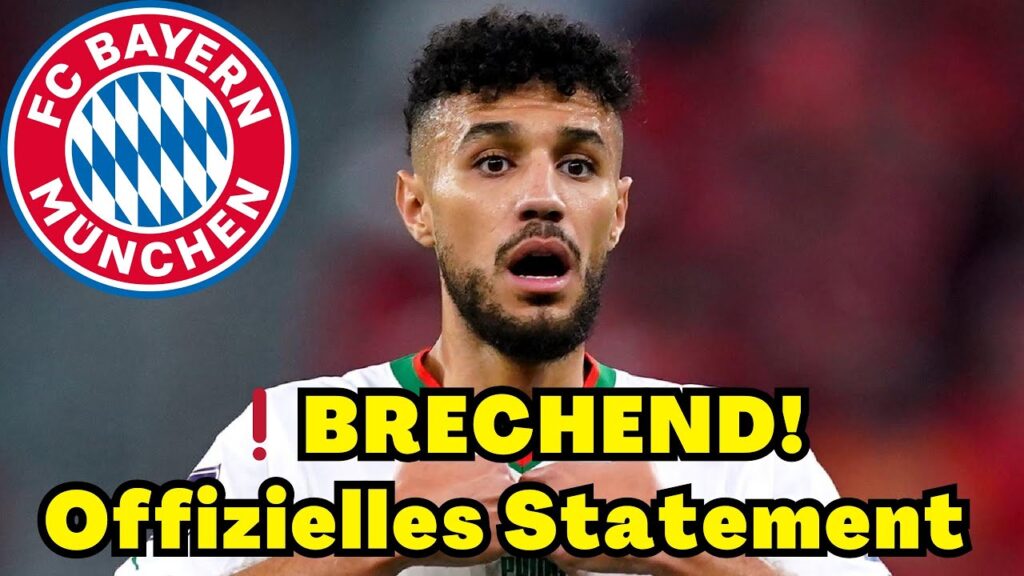 ❗BRECHEND! Offizielles Statement des FC Bayern zu Noussair Mazraoui: