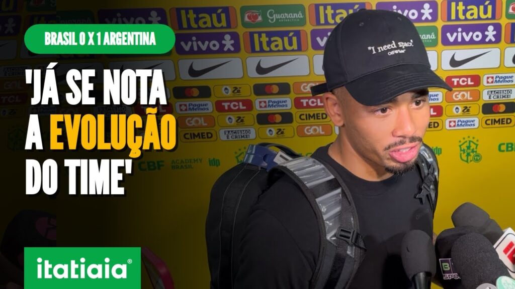 GABRIEL JESUS DESTACA EVOLUÇÃO DA EQUIPE E MUDANÇA DE CICLO COM FERNANDO DINIZ