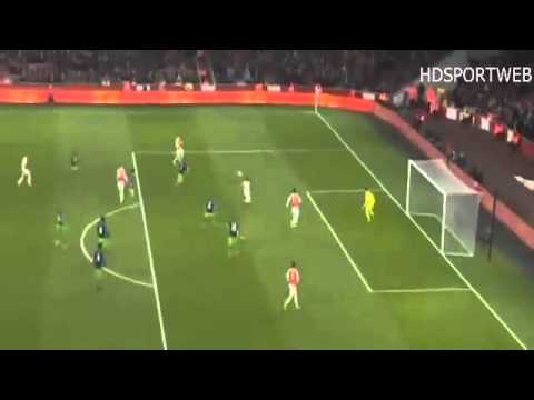 Arsenal 1 - 2 Swansea City  Gol de Joel Campbell 2/3/16