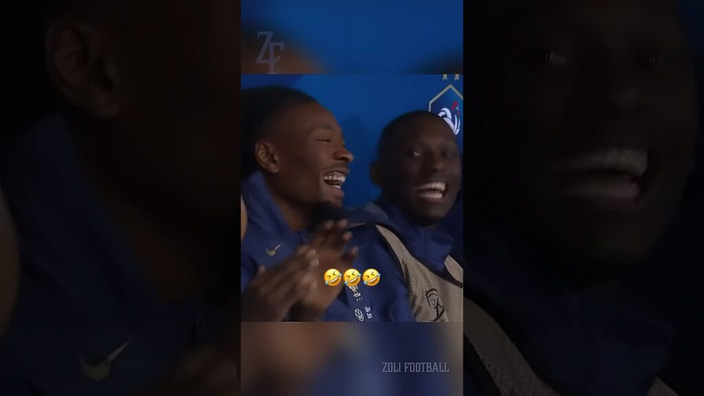 France Players Laughing at Olivier Giroud During The Game