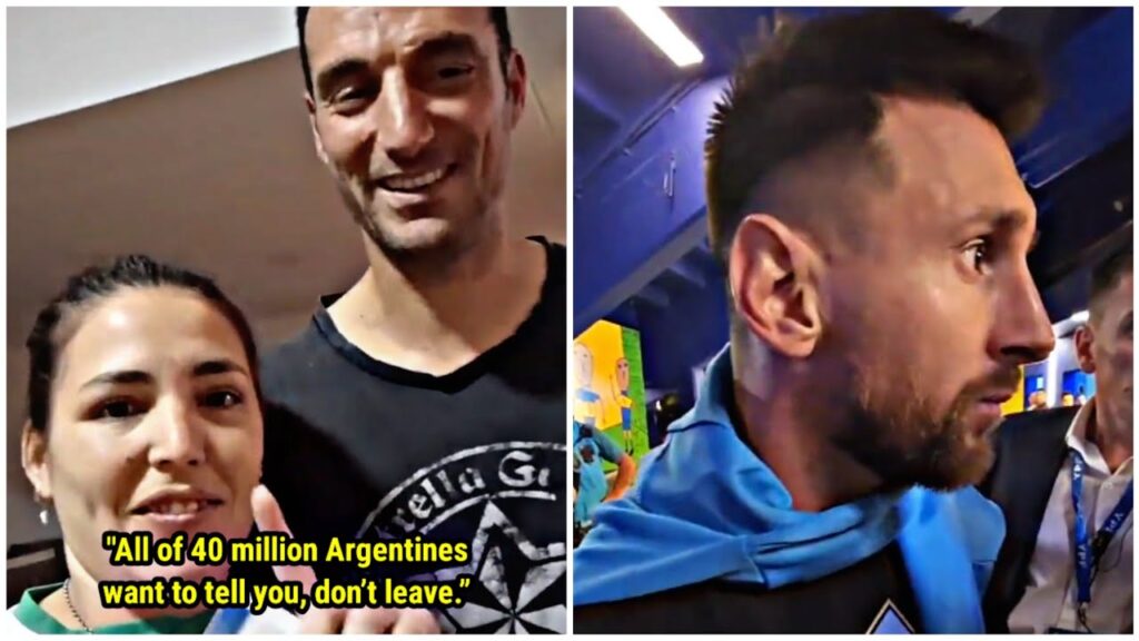 Players and fans react when Lionel Scaloni plans to leave his position as Argentina coach 🥹🇦🇷