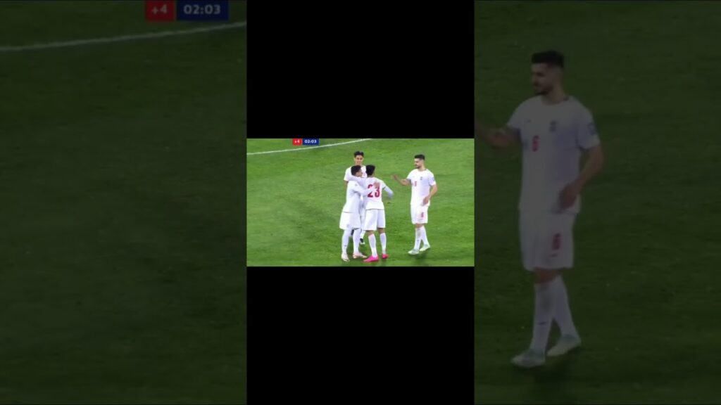 گل چهارم ایران به هنگ کنگ ( کاشته ی زیبای رامین رضائیان )