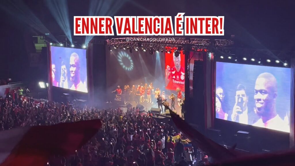 APRESENTAÇÃO DE ENNER VALENCIA NO INTER 🇦🇹🇪🇨 - Festa no Gigantinho