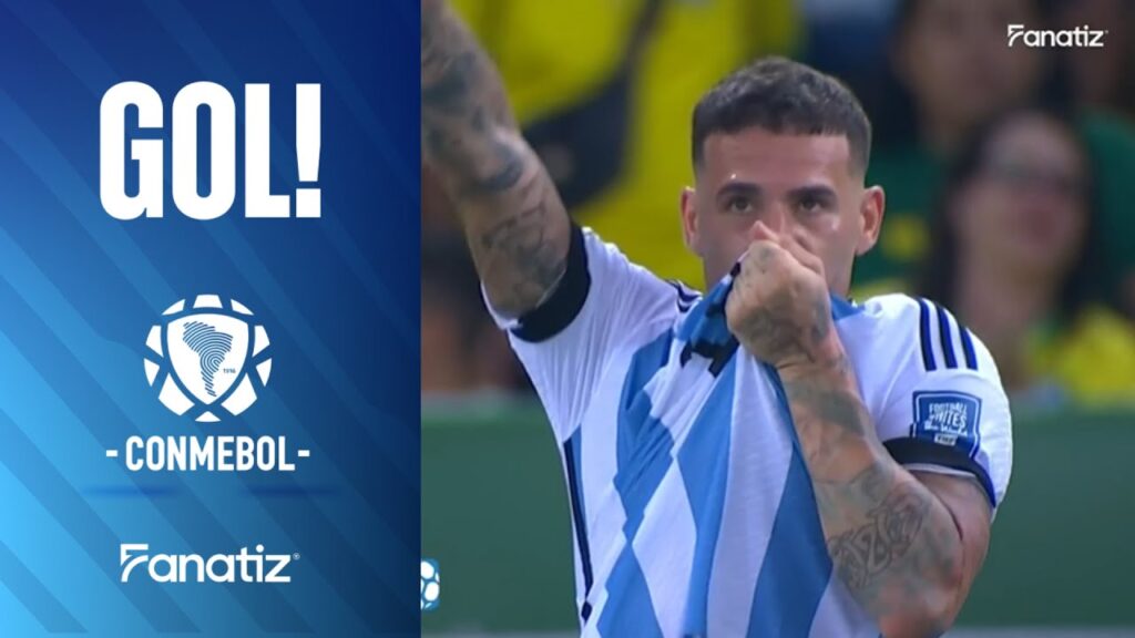 Brasil 0-1 Argentina: Gol de Nicolás Otamendi para abrir su cuenta en Brasil Eliminatorias 2026