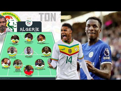 11typs probable Sénégal face Soudan avec Ismail Jakobs
