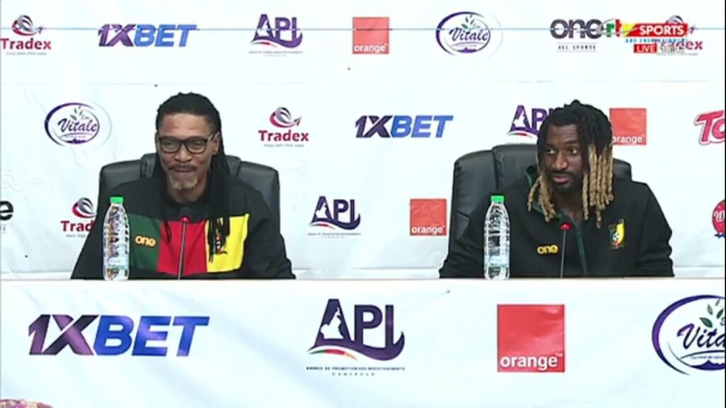 CONFERENCE  DE PRESSE RIGOBERT SONG BAHANAG