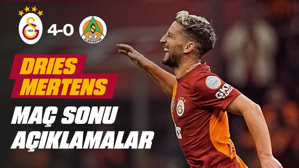 📺 Dries Mertens'ten maç sonu açıklamaları | #GSvALN