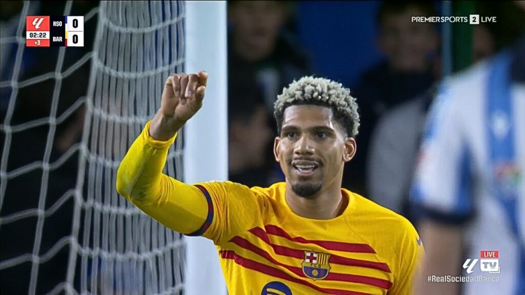 Defending Masterclass of Ronald Araujo vs Real Sociedad (A) HD1080i