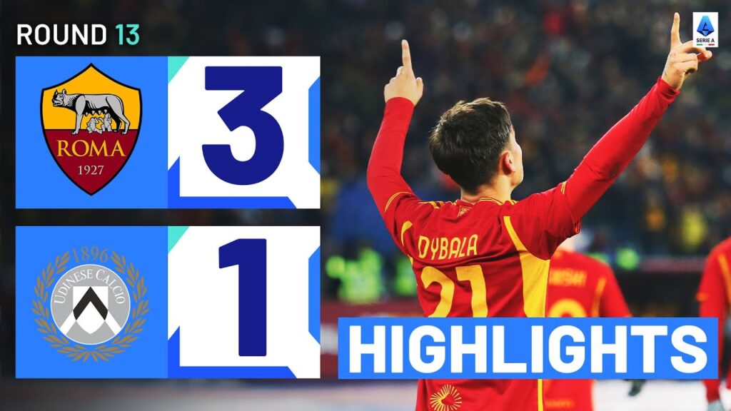 ROMA-UDINESE 3-1 | HIGHLIGHTS | Dybala fires Giallorossi to home win | Serie A 2023/24 ROMA-UDINESE 3-1 | HIGHLIGHTS | Dybala fires Giallorossi to home win | Serie A 2023/24