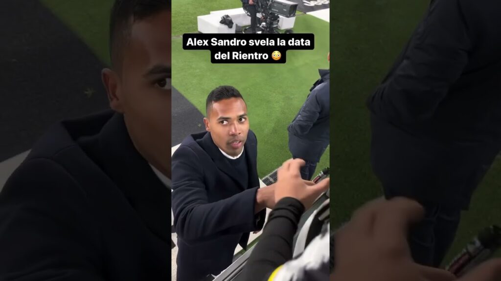 Alex Sandro svela la data del del suo rientro🥲😂🤍🖤 #shorts #juventus #alexsandro