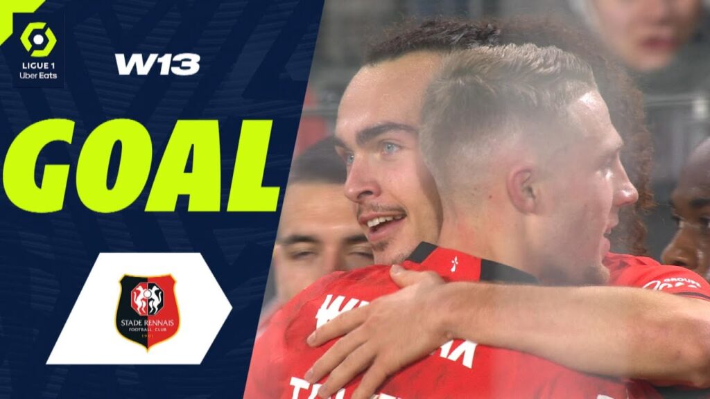 Goal Arthur THEATE (66' - SRFC) STADE RENNAIS FC - STADE DE REIMS (3-1) 23/24