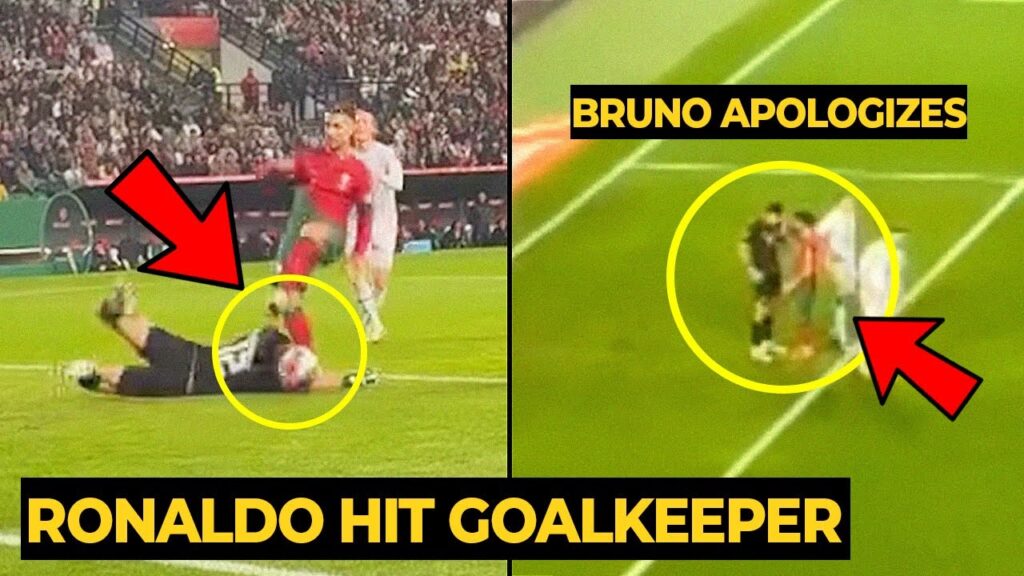 Bruno Fernandes showed RESPECT to Iceland goalkeeper after Ronaldo hits him | Man United News