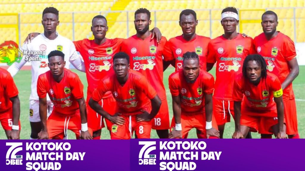 Asante Kotoko vs Legon Cities:Confirmed 20 Man Squad,Why Danlad is Out,5 Camp News &Rashid Nortey to