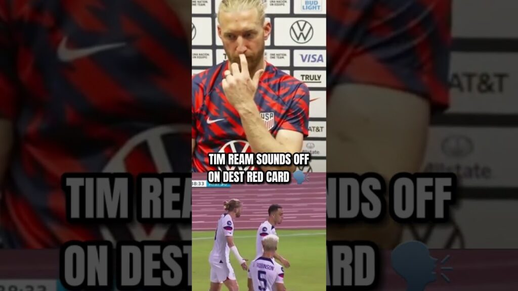 Tim Ream called out Sergino Dest for his antics postgame  👀