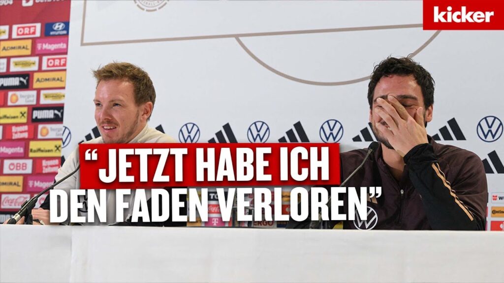 "Das freut mich!" Nagelsmann bringt Hummels zum Lachen | DFB-Team