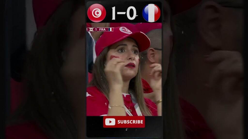 World Cup 2022 - Tunisia 1-0 France: Wahbi Khazri #football #shorts #tiktok #soccer