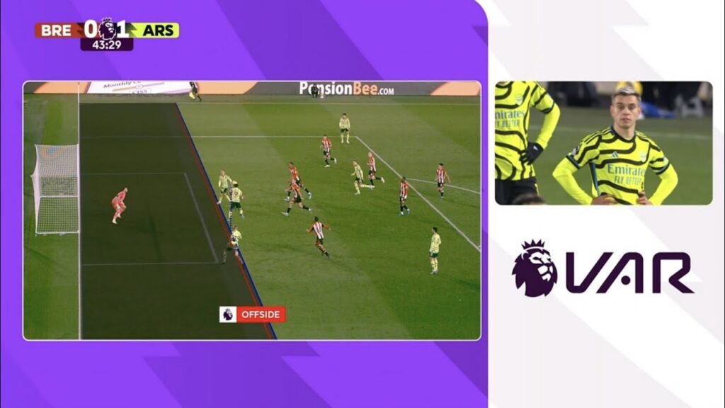 VAR Against ARSENAL AGAIN | VAR CONTROVERSIAL DECISION ON TROSSARD GOAL VS BRENTFORD