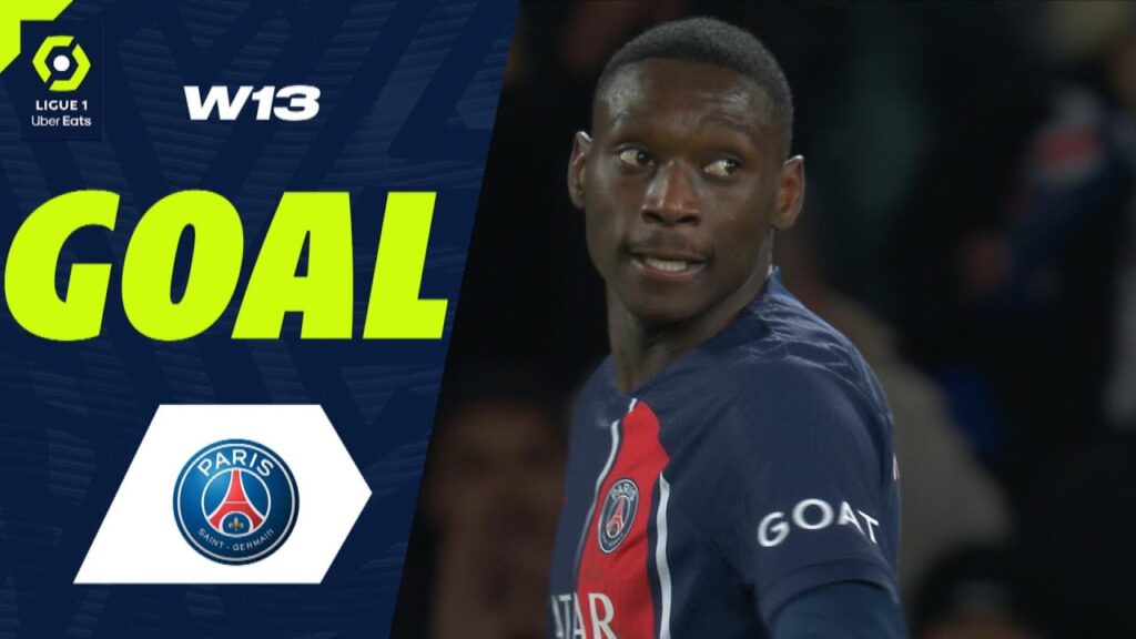 Goal Randal KOLO MUANI (90' +6 - PSG) PARIS SAINT-GERMAIN - AS MONACO (5-2) 23/24