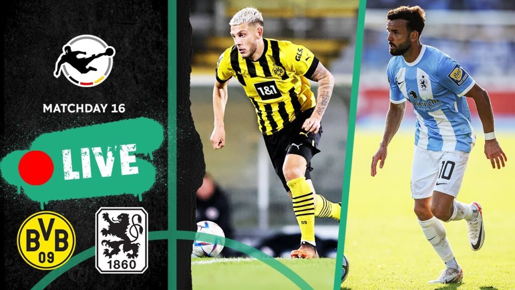 LIVE 🔴 Borussia Dortmund II vs. 1860 München | Full Game | 3rd Division 2023/24