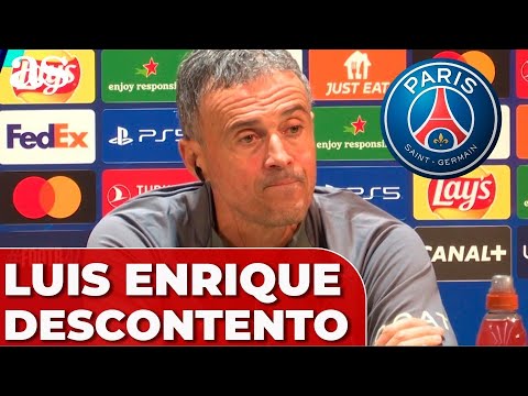 LUIS ENRIQUE: "El equipo no se parece a lo que quiero"
