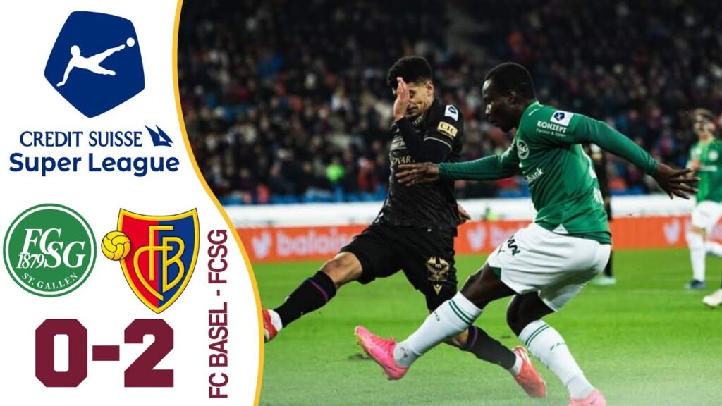 Highlights: FC Basel - St Gallen 2-0 Swiss Super league