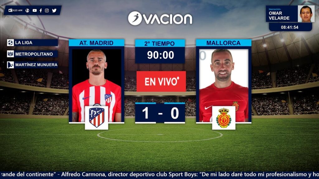 LA LIGA | ATLÉTICO DE MADRID VS MALLORCA  por RADIO OVACION