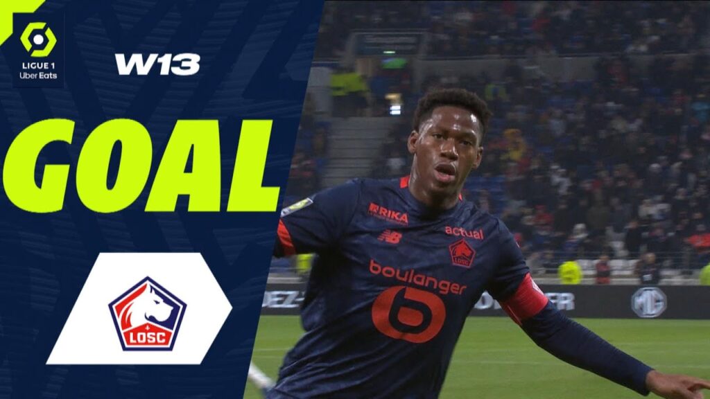Goal Jonathan Christian DAVID (28' - LOSC) OLYMPIQUE LYONNAIS - LOSC LILLE (0-2) 23/24
